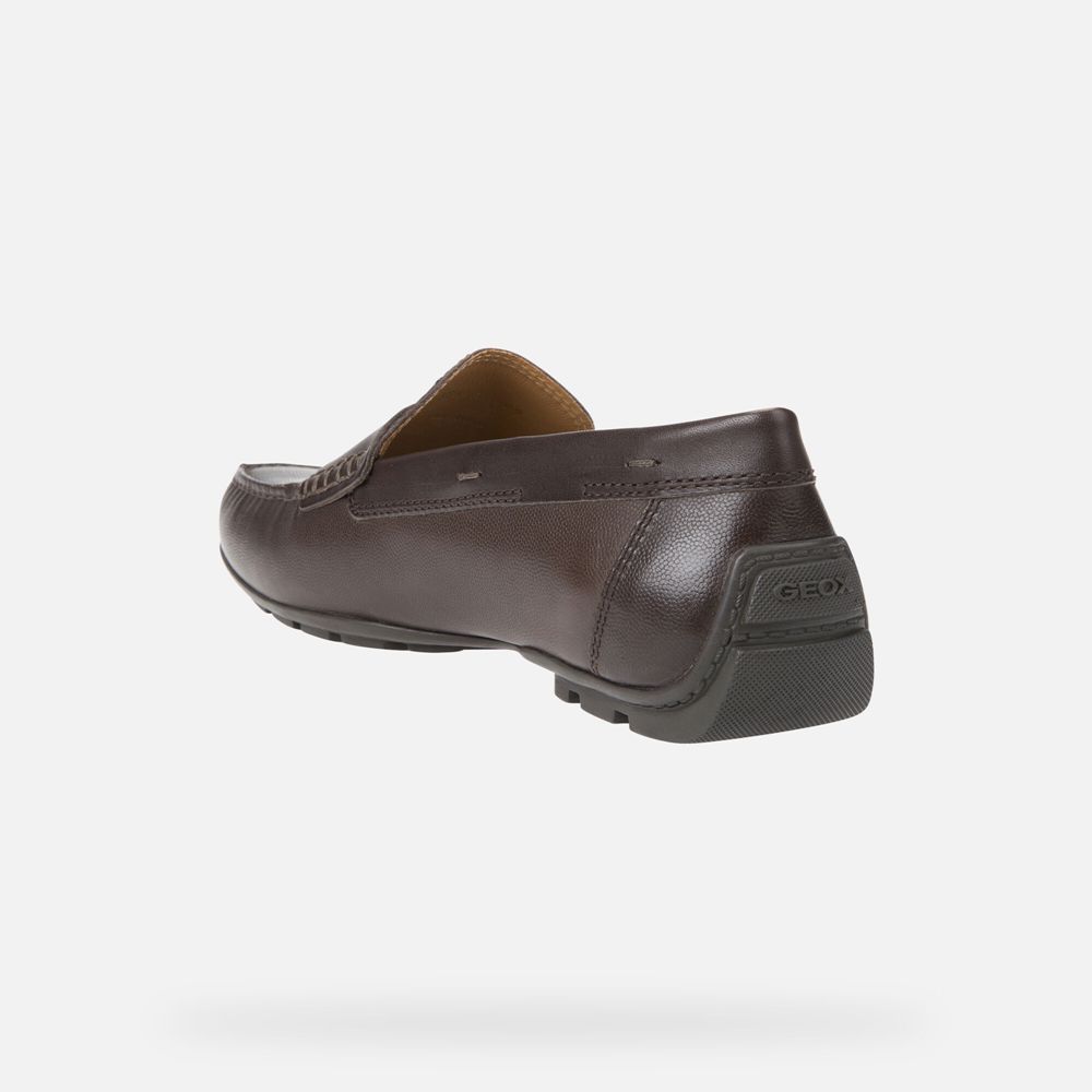 Geox Erkek Loafers Kahverengi - Moner 2Fit - PXK-631427
